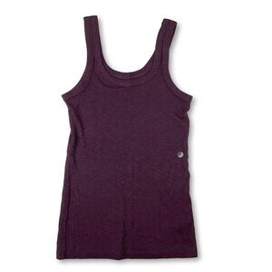 Aerie Ribbed Burgundy Tank Top